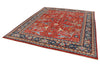 8x10 Red and Navy Anatolian Traditional Rug