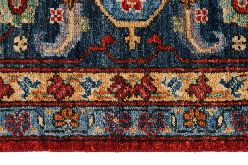 8x10 Red and Navy Anatolian Traditional Rug