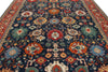 10x14 Navy and Red Anatolian Traditional Rug