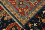 10x14 Navy and Red Anatolian Traditional Rug