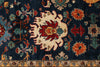 10x14 Navy and Red Anatolian Traditional Rug