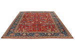 9x12 Red and Navy Anatolian Traditional Rug