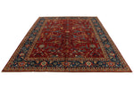 9x12 Red and Navy Anatolian Traditional Rug