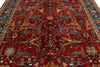 9x12 Red and Navy Anatolian Traditional Rug