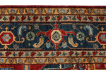 9x12 Red and Navy Anatolian Traditional Rug