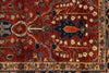 8x10 Dark Rust and Navy Anatolian Traditional Rug