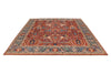 8x10 Dark Rust and Navy Anatolian Traditional Rug