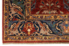 8x10 Dark Rust and Navy Anatolian Traditional Rug