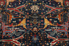 8x10 Navy and Red Anatolian Traditional Rug