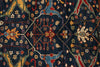 8x10 Navy and Red Anatolian Traditional Rug