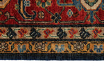 8x10 Navy and Red Anatolian Traditional Rug