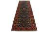 3x12 Navy and Red Turkish Anatolian Persian Runner