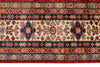 9x12 Red and Ivory Kazak Tribal Rug