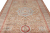 7x10 Light Brown and Multicolor Turkish Tribal Rug