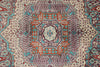 7x10 Purple and Turquoıse Turkish Tribal Rug