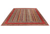 8x10 Red and Multicolor Turkish Tribal Rug