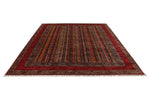 8x10 Red and Multicolor Turkish Tribal Rug