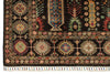 7x10 Brown and Multicolor Turkish Tribal Rug