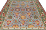 7x10 Gray and Purple Anatolian Traditional Rug