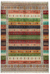 7x10 Multicolor Tribal Rug