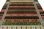 7x10 Multicolor Tribal Rug