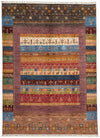 7x10 Multicolor Tribal Rug