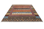 7x10 Multicolor Tribal Rug