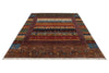 7x10 Multicolor Tribal Rug