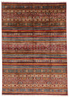 7x10 Multicolor Tribal Rug