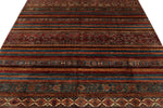 7x10 Multicolor Tribal Rug