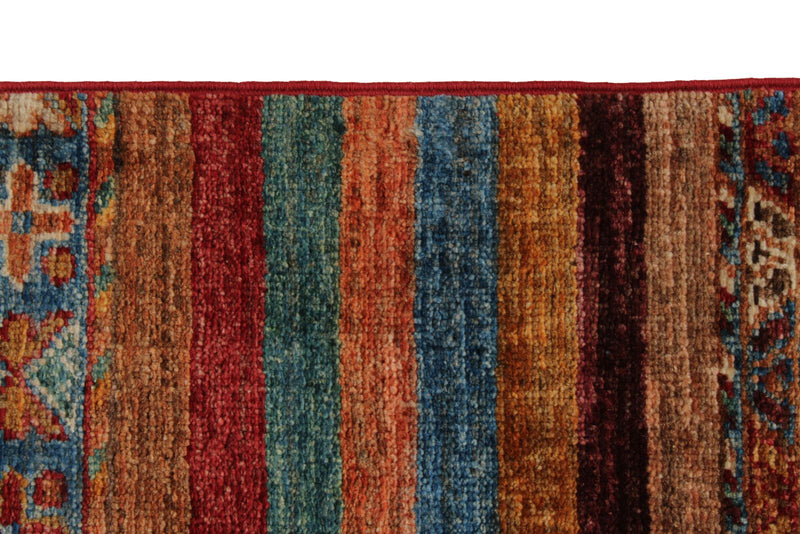 7x10 Multicolor Tribal Rug