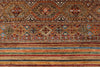 7x10 Multicolor Tribal Rug