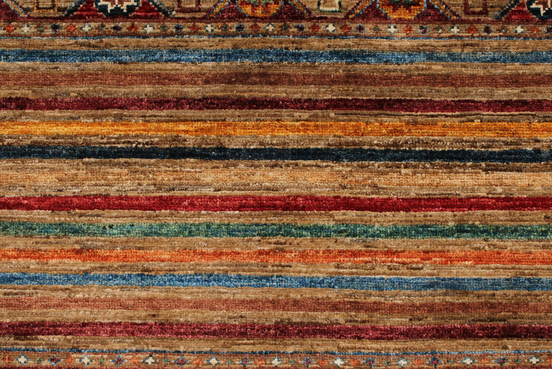 7x10 Multicolor Tribal Rug