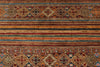 7x10 Multicolor Tribal Rug