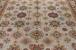 10x10 Gray and Ivory Kazak Tribal Rug