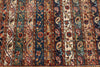 5x8 Multicolor and Red Turkish Tribal Rug