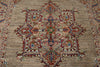 6x9 Light Camel and Multicolor Persian Rug