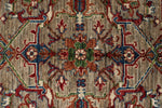 6x9 Light Camel and Multicolor Persian Rug