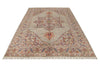 6x9 Light Camel and Multicolor Persian Rug
