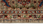 6x9 Light Camel and Multicolor Persian Rug