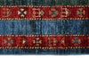 5x7 Multicolor and Navy Turkish Tribal Rug