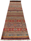 3x13 Red and Multicolor Tribal Runner
