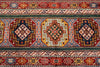 5x7 Red and Multicolor Tribal Rug