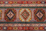 5x7 Red and Multicolor Tribal Rug