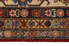 10x15 Red and Ivory Kazak Tribal Rug