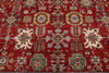 10x15 Red and Ivory Kazak Tribal Rug