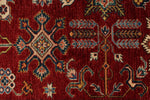 10x15 Red and Ivory Kazak Tribal Rug