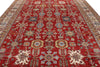 10x15 Red and Ivory Kazak Tribal Rug