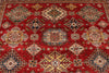 9x11 Red and Ivory Kazak Tribal Rug