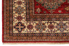 9x11 Red and Ivory Kazak Tribal Rug